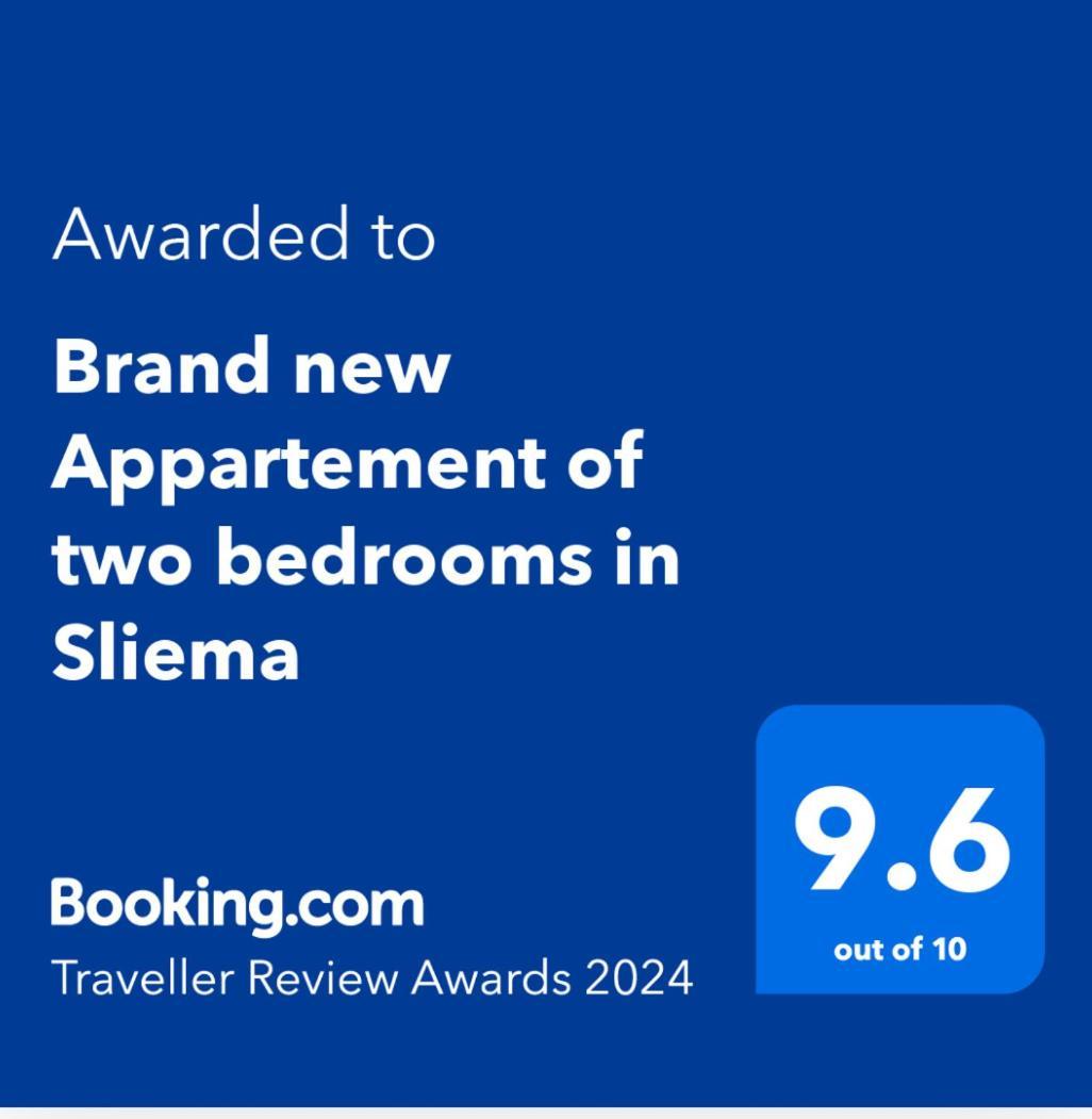 Brand New Appartement Of Two Bedrooms In Sliema Bagian luar foto